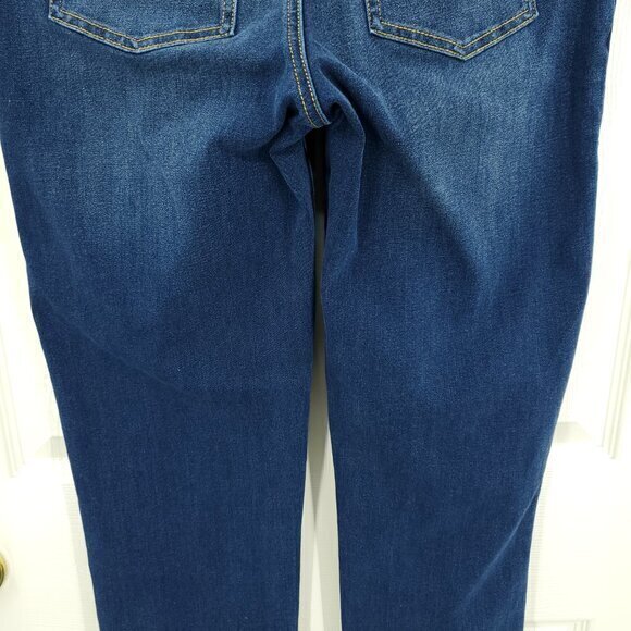 Betabrand Straight-Leg 4-Pocket Yoga Denim MP Dark Blue - Picture 11 of 16